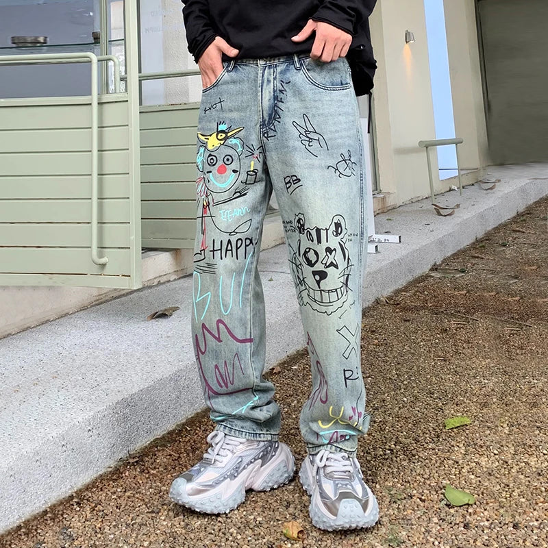 Jean Denim Graffiti